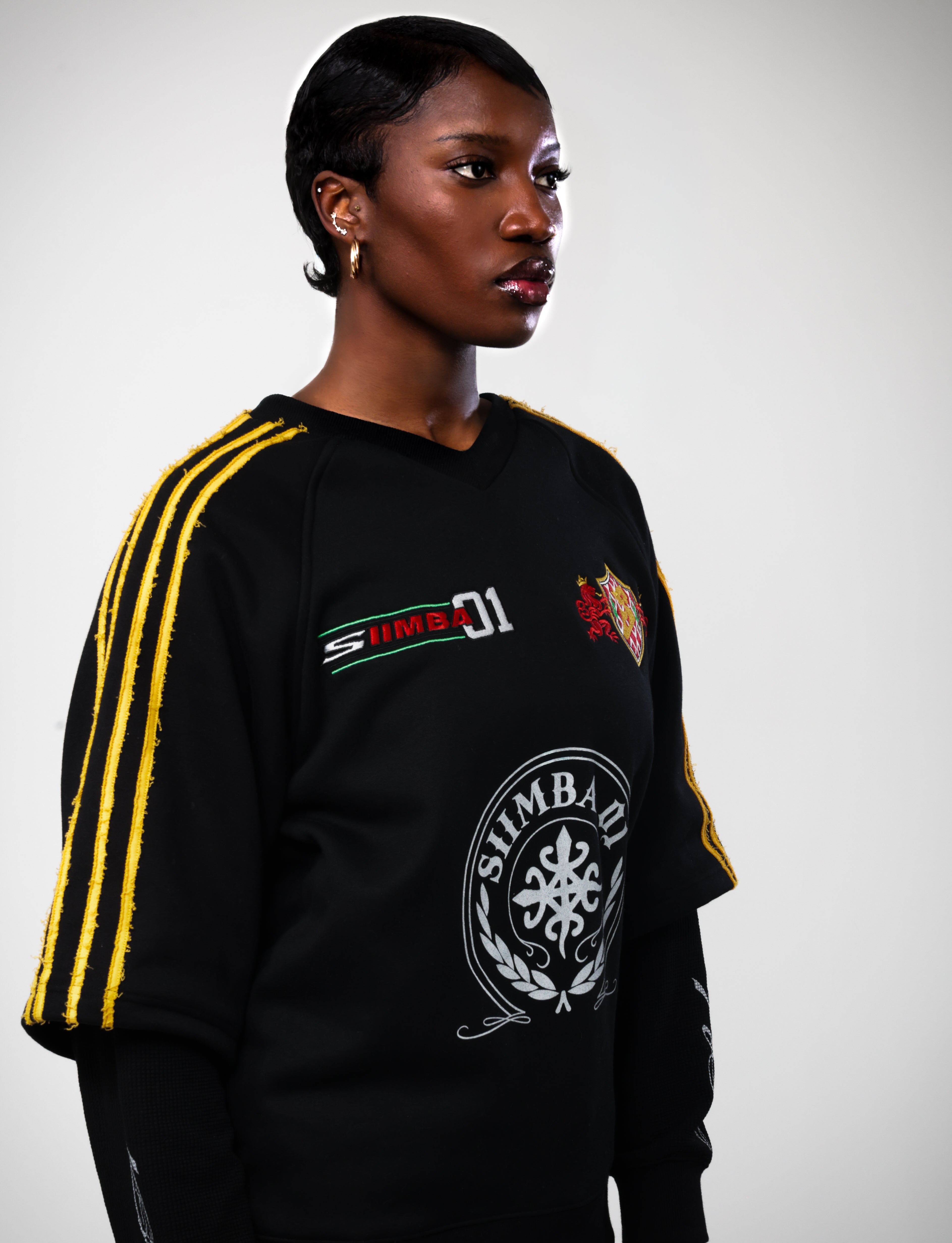 SIIMBA Layered Long Sleeve (Black)