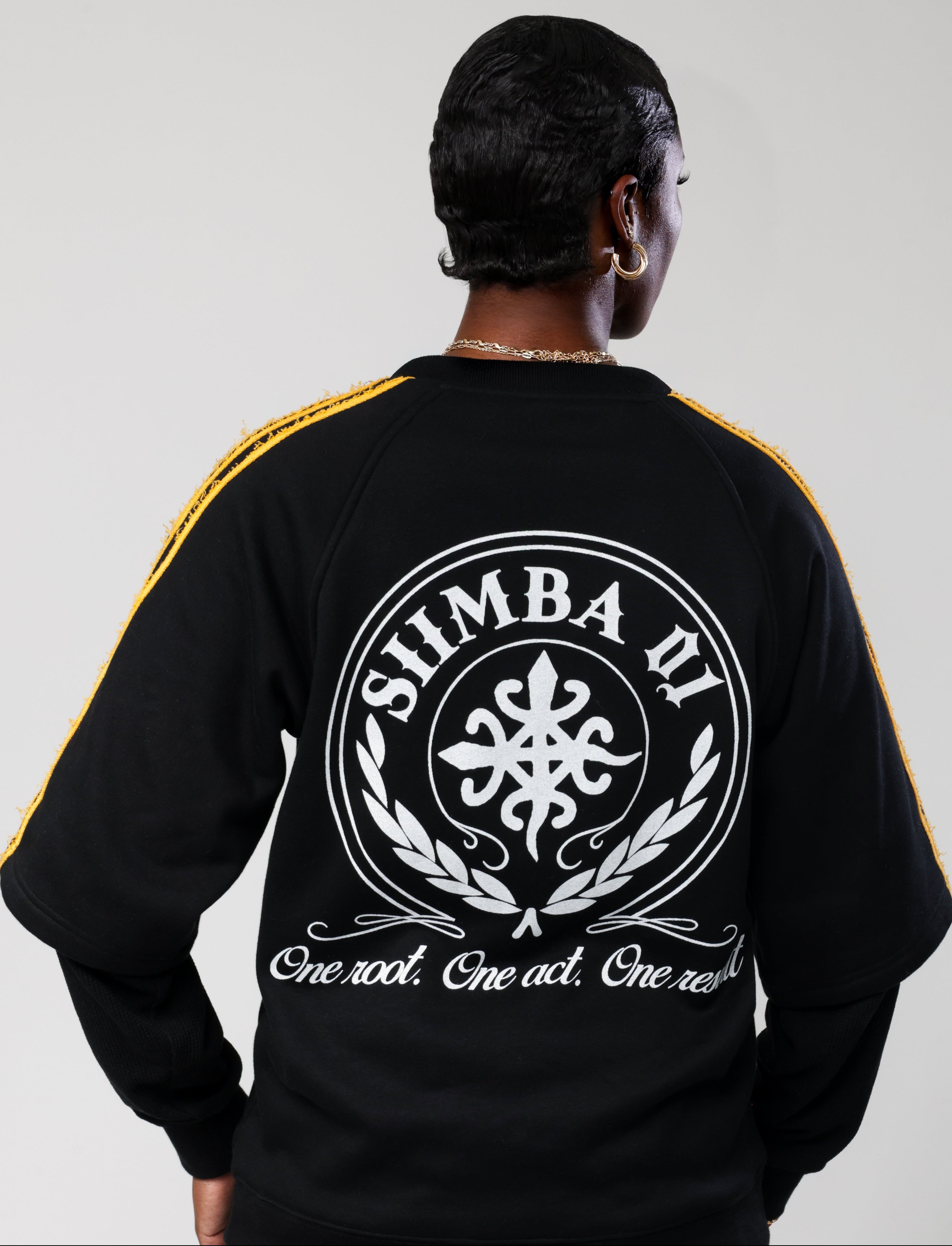 SIIMBA Layered Long Sleeve (Black)
